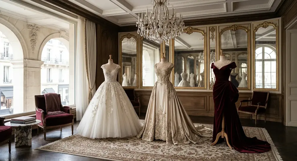 Maison Iego Couture formal gown area